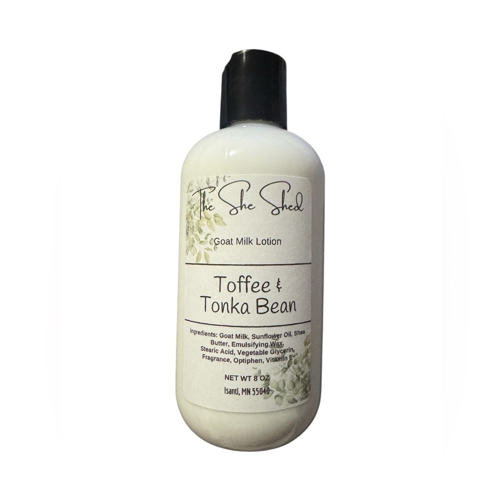 Toffee & Tonka Bean goats milk lotion